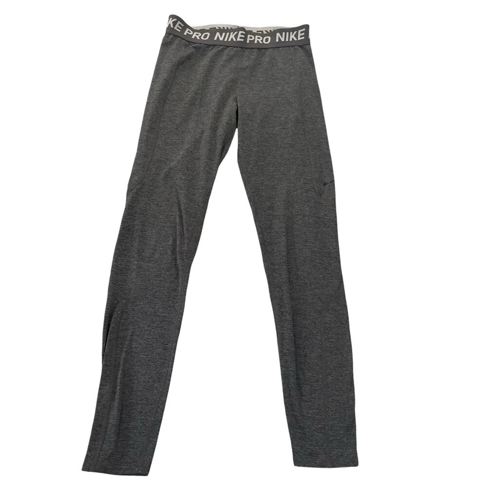 Nike Pro Dri-Fit Compression Tights Mens Medium Gray Athletic